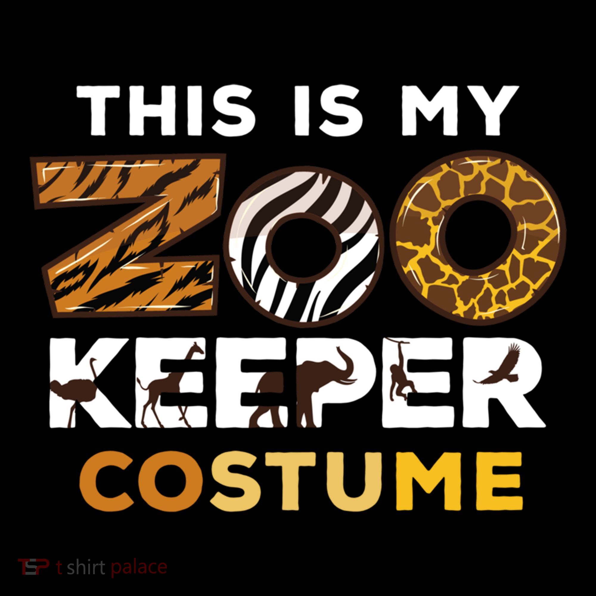 My Zookeeper Costume African Savanna Animal Print Gift Coffee Mug
