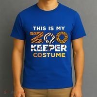 My Zookeeper Costume African Savanna Animal Print Gift T-Shirt thumb 3