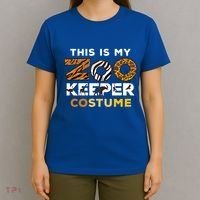 My Zookeeper Costume African Savanna Animal Print Gift T-Shirt thumb 4