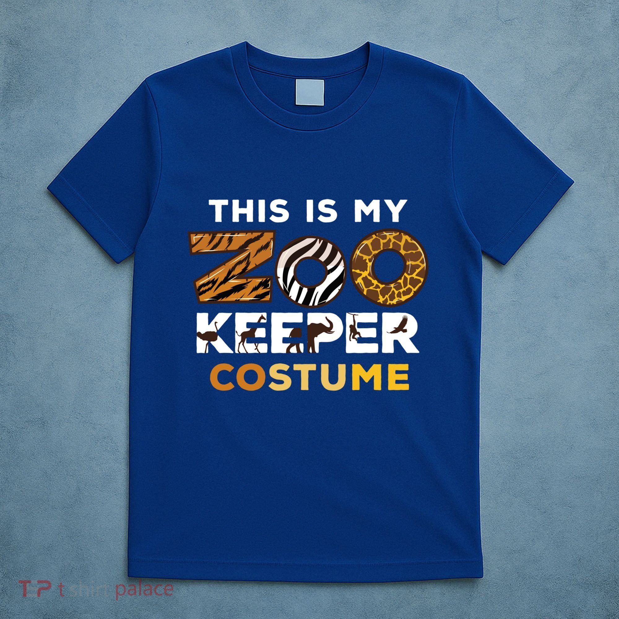 My Zookeeper Costume African Savanna Animal Print Gift T-Shirt
