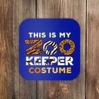 My Zookeeper Costume African Savanna Animal Print Gift Coaster thumb 0