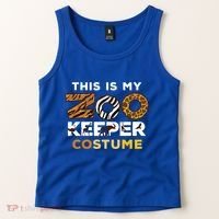 My Zookeeper Costume African Savanna Animal Print Gift Tank Top thumb 2