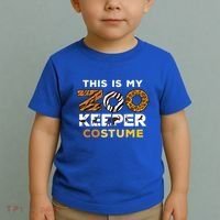 My Zookeeper Costume African Savanna Animal Print Gift Toddler T-Shirt thumb 2