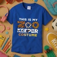 My Zookeeper Costume African Savanna Animal Print Gift Kids T-Shirt thumb 3