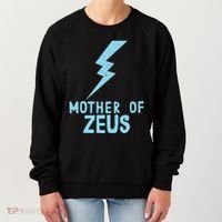 Mom Zeus God Greek Mythology Thunder Bolt Graphic Women's Sweatshirt thumb 0