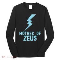 Mom Zeus God Greek Mythology Thunder Bolt Graphic Long Sleeve Shirt thumb 0
