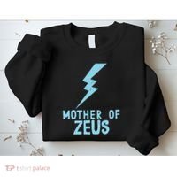 Mom Zeus God Greek Mythology Thunder Bolt Graphic Sweatshirt thumb 2