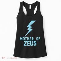 Mom Zeus God Greek Mythology Thunder Bolt Graphic Women's Tank Top thumb 0