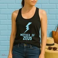 Mom Zeus God Greek Mythology Thunder Bolt Graphic Women's Tank Top thumb 2