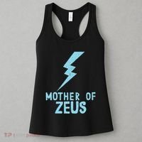 Mom Zeus God Greek Mythology Thunder Bolt Graphic Women's Tank Top thumb 3