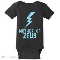 Mom Zeus God Greek Mythology Thunder Bolt Graphic Baby Bodysuit thumb 0