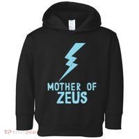 Mom Zeus God Greek Mythology Thunder Bolt Graphic Toddler Hoodie thumb 0