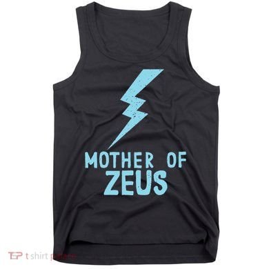 Mom Zeus God Greek Mythology Thunder Bolt Graphic Tank Top