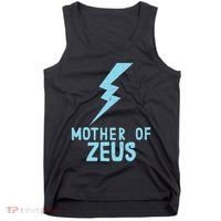 Mom Zeus God Greek Mythology Thunder Bolt Graphic Tank Top thumb 0
