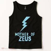 Mom Zeus God Greek Mythology Thunder Bolt Graphic Tank Top thumb 2