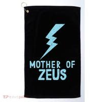 Mom Zeus God Greek Mythology Thunder Bolt Graphic Golf Towel thumb 0