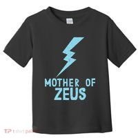 Mom Zeus God Greek Mythology Thunder Bolt Graphic Toddler T-Shirt thumb 0