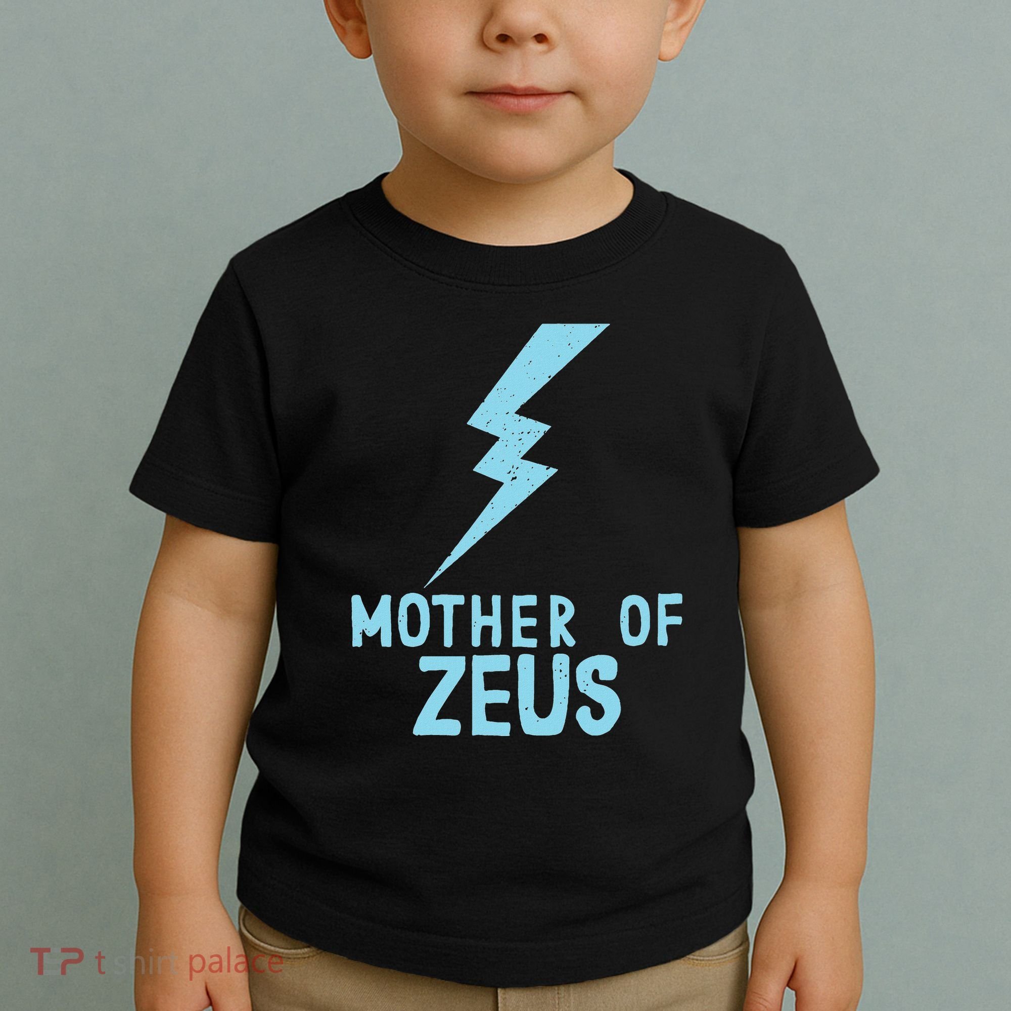 Mom Zeus God Greek Mythology Thunder Bolt Graphic Toddler T-Shirt