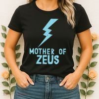 Mom Zeus God Greek Mythology Thunder Bolt Graphic Women's T-Shirt thumb 2
