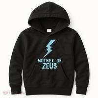 Mom Zeus God Greek Mythology Thunder Bolt Graphic Kids Hoodie thumb 0