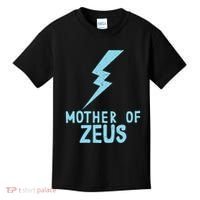 Mom Zeus God Greek Mythology Thunder Bolt Graphic Kids T-Shirt thumb 0