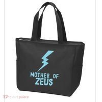 Mom Zeus God Greek Mythology Thunder Bolt Graphic Tote Bag thumb 3