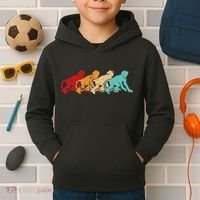 Monkey Zoo Keeper Animal Lover Gift Monkey Kids Hoodie thumb 2
