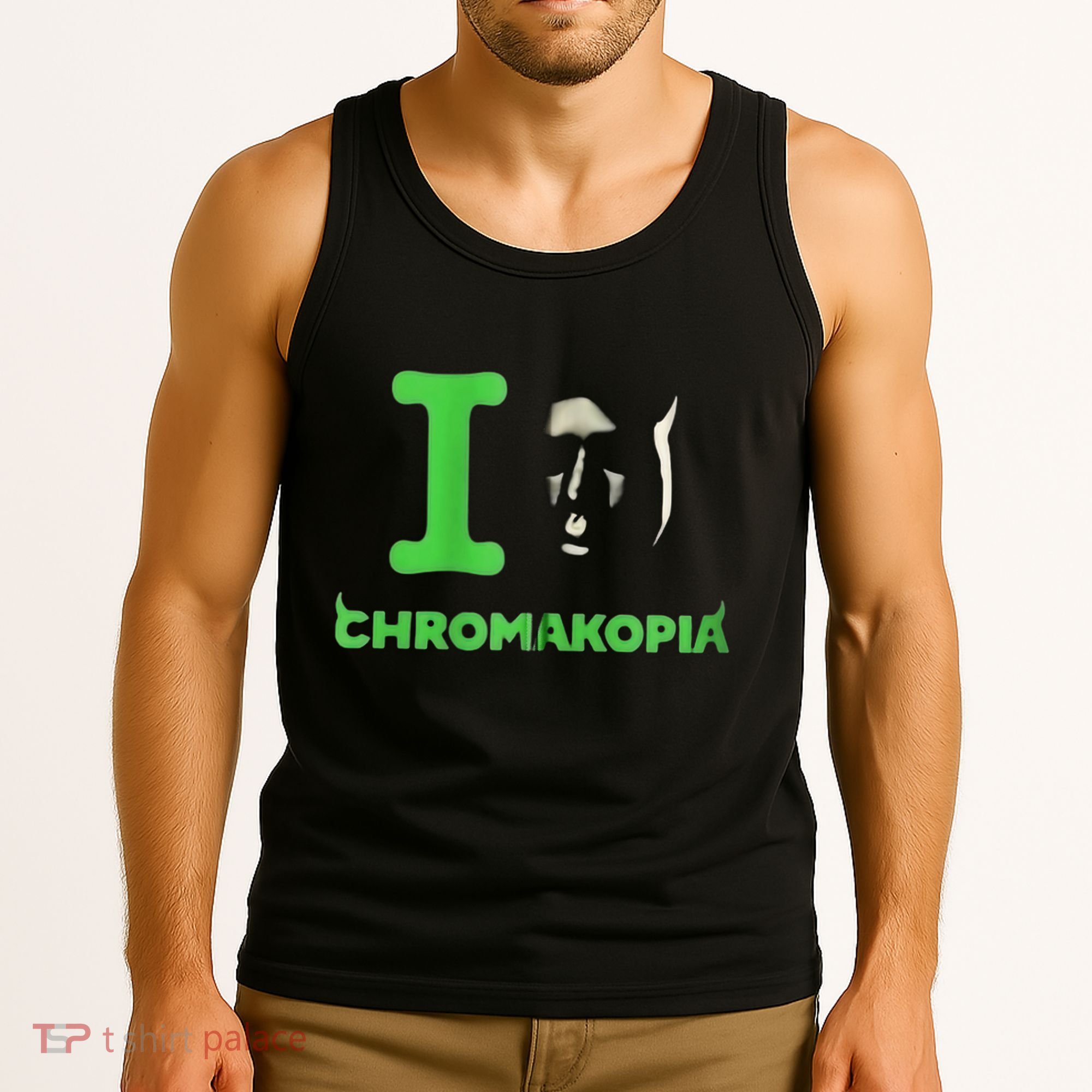 Mask Zip Tank Top