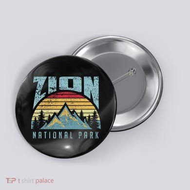 Mt Zion National Park Utah Button