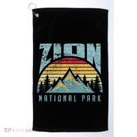 Mt Zion National Park Utah Golf Towel thumb 0