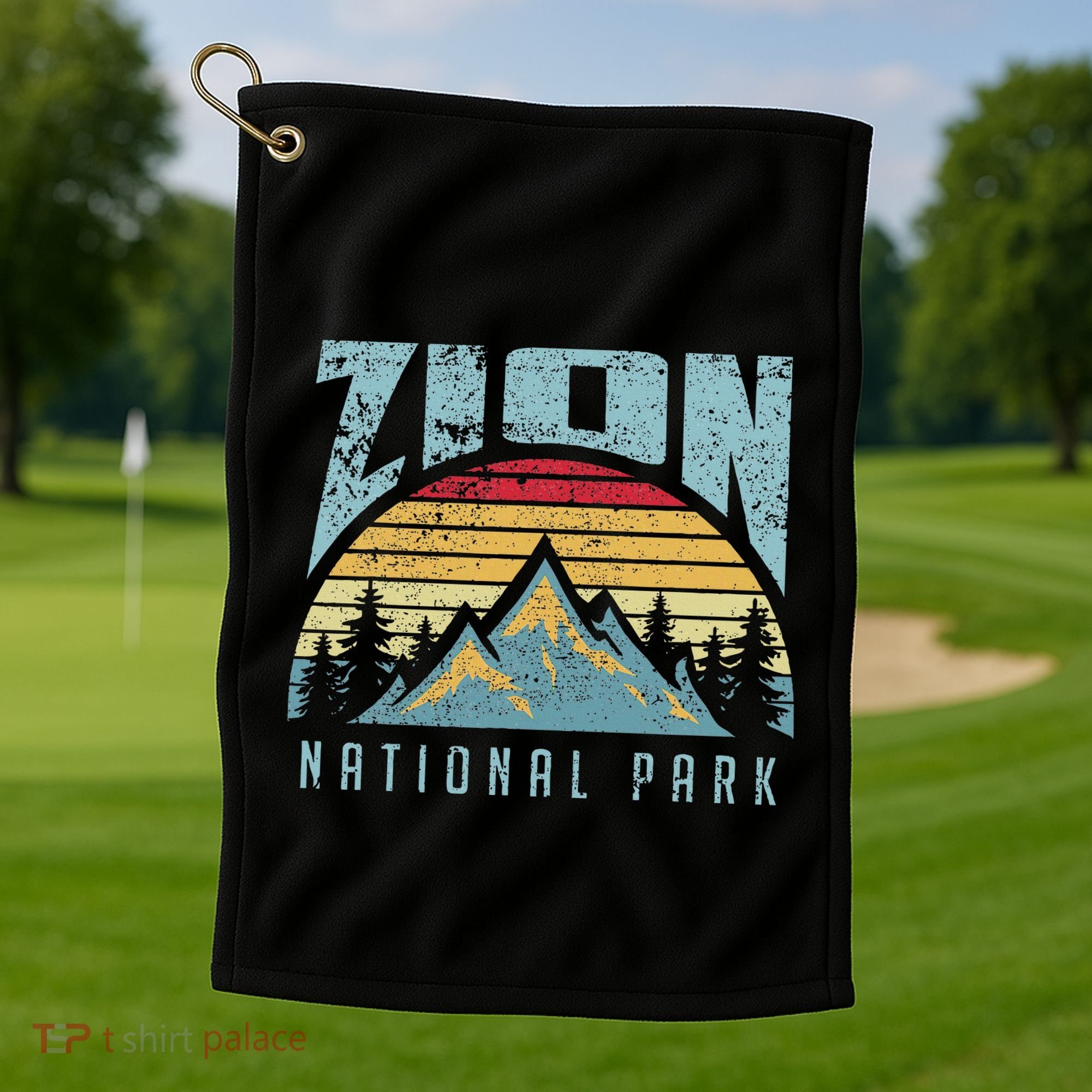 Mt Zion National Park Utah Golf Towel