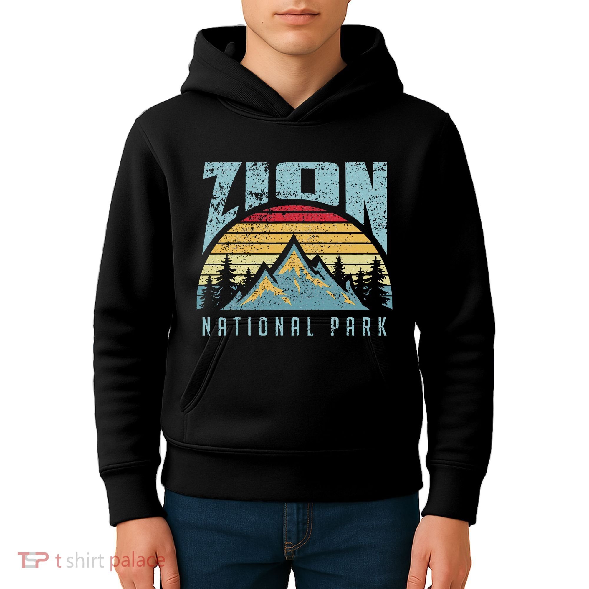 Mt Zion National Park Utah Kids Hoodie