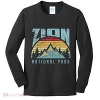 Mt Zion National Park Utah Kids Long Sleeve Shirt thumb 0