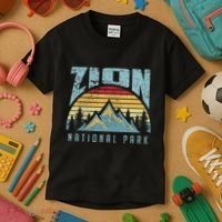 Mt Zion National Park Utah Kids T-Shirt thumb 3