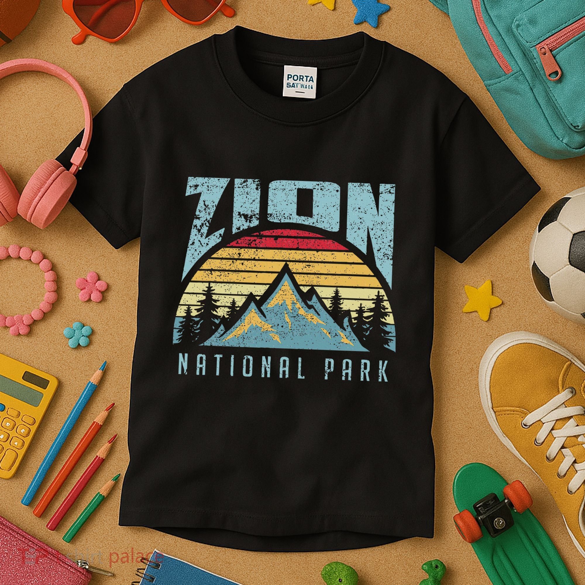 Mt Zion National Park Utah Kids T-Shirt