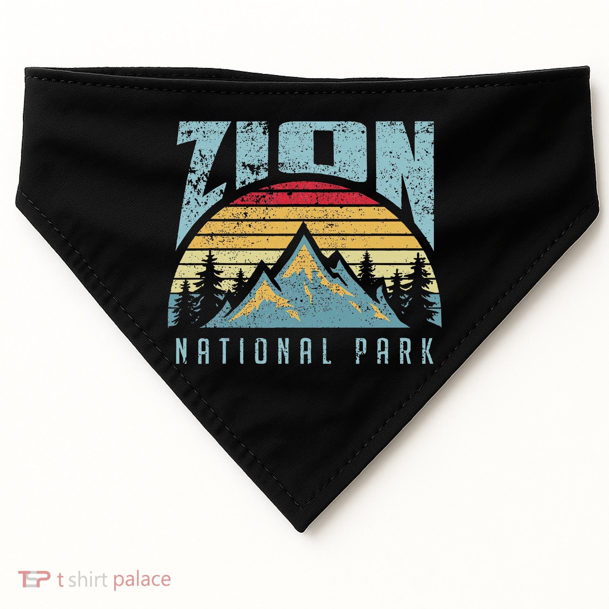 Mt Zion National Park Utah USA-Made Doggie Bandana