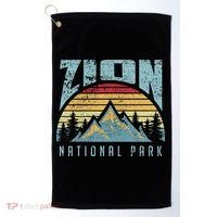Mt Zion National Park Utah Golf Towel thumb 0