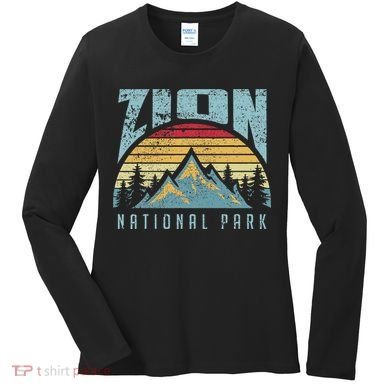 Mt Zion National Park Utah Women's Long Sleeve Shirt