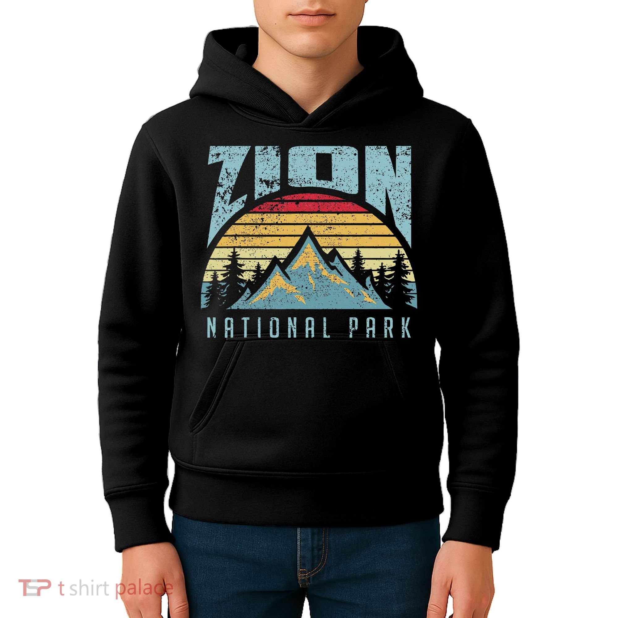 Mt Zion National Park Utah Kids Hoodie