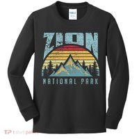 Mt Zion National Park Utah Kids Long Sleeve Shirt thumb 0