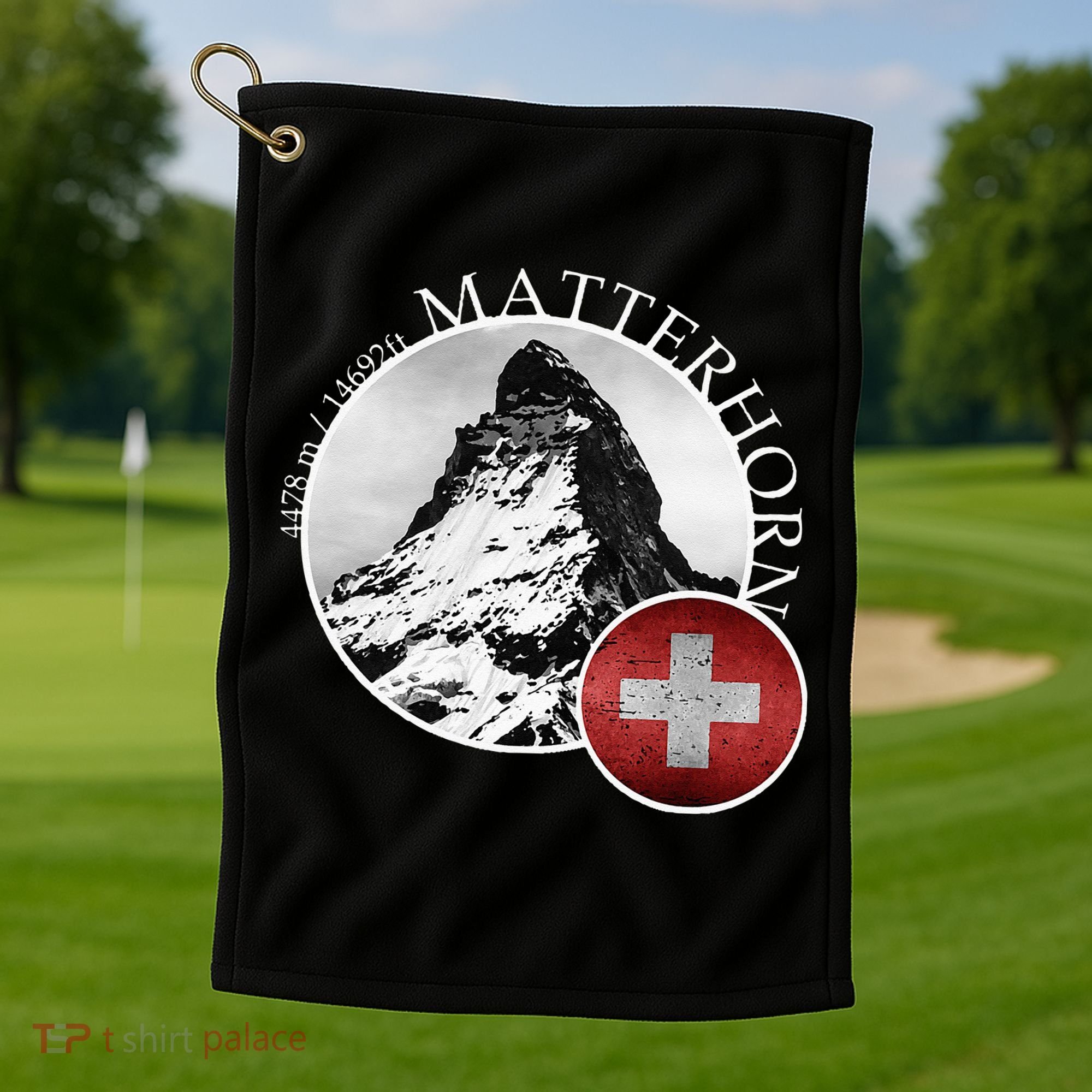 Matterhorn Zermatt Switzerland Alps Golf Towel