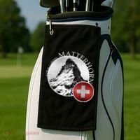 Matterhorn Zermatt Switzerland Alps Golf Towel thumb 2