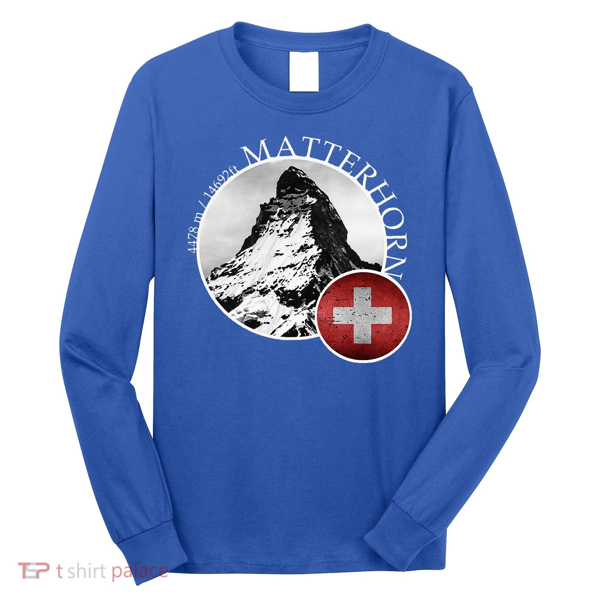 Matterhorn Zermatt Switzerland Alps Long Sleeve Shirt