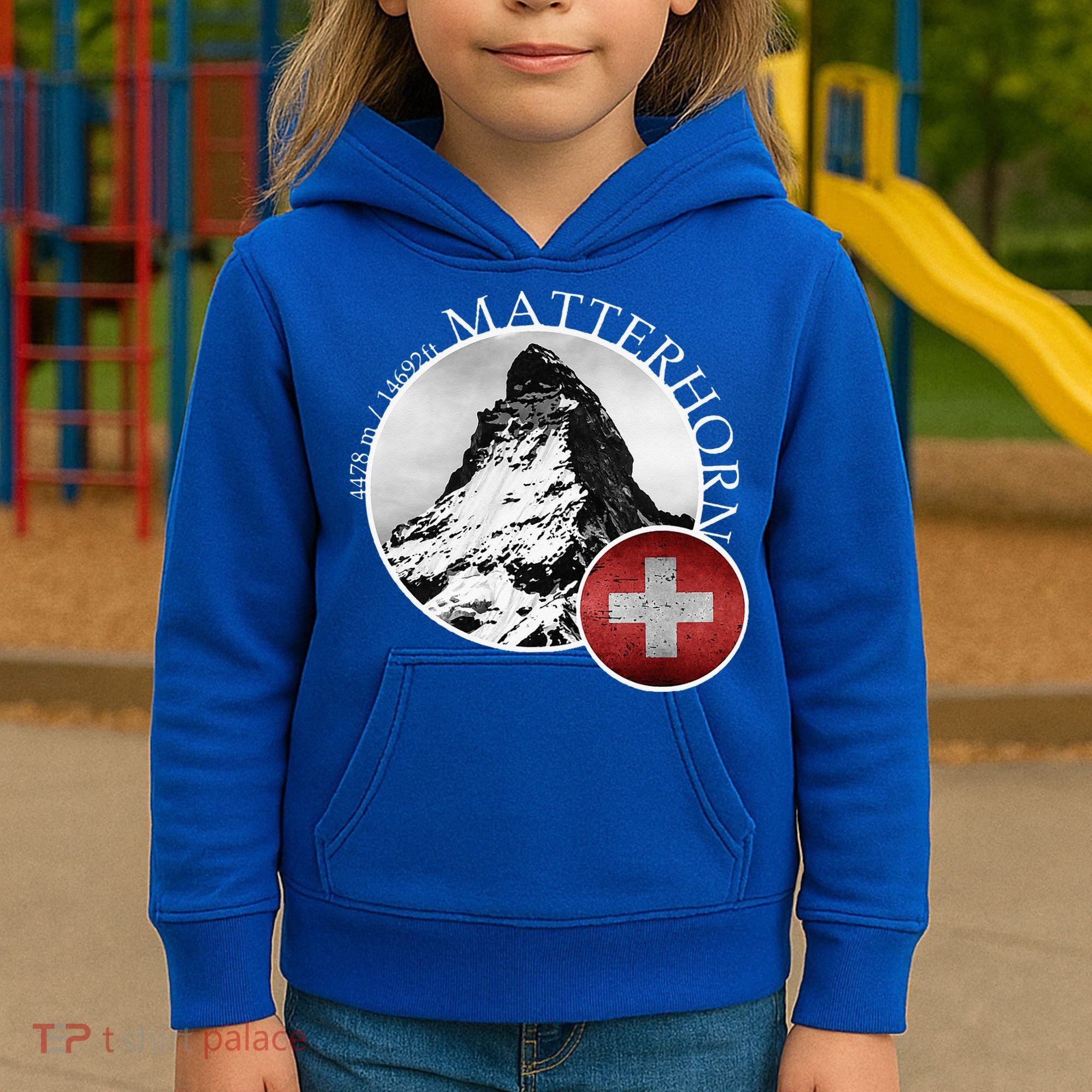 Matterhorn Zermatt Switzerland Alps Kids Hoodie