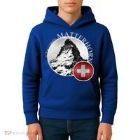 Matterhorn Zermatt Switzerland Alps Kids Hoodie thumb 4