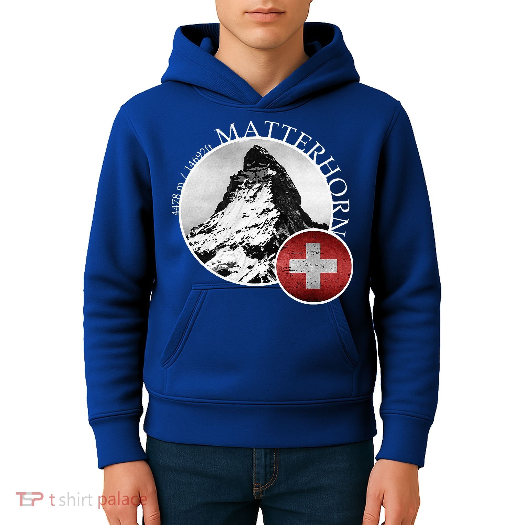 Matterhorn Zermatt Switzerland Alps Kids Hoodie