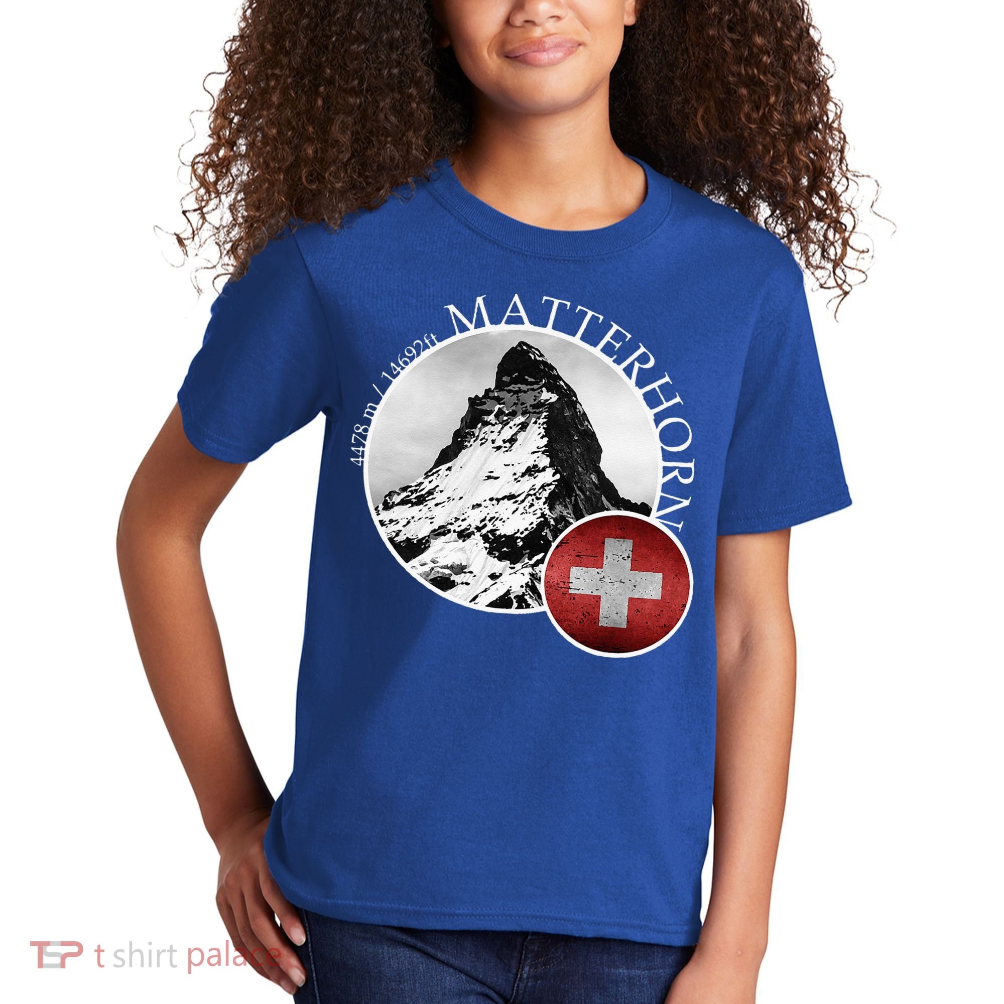 Matterhorn Zermatt Switzerland Alps Kids T-Shirt