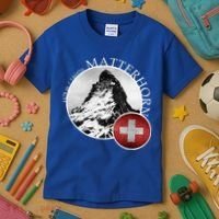 Matterhorn Zermatt Switzerland Alps Kids T-Shirt thumb 3