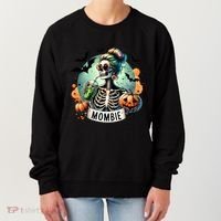 Mombie Zombie Spooky Mama Retro Women's Sweatshirt thumb 0