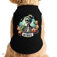 Mombie Zombie Spooky Mama Retro Doggie Tank thumb 0